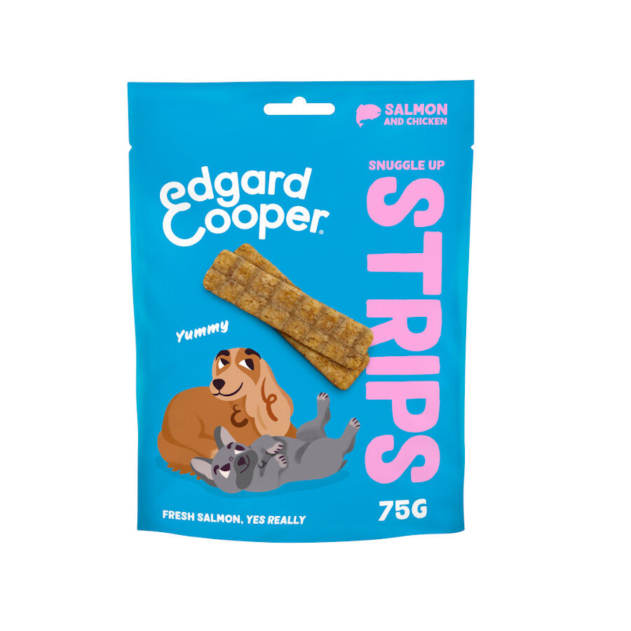Edgard & Cooper Tiras de Salm&oacute;n y Pollo para perros